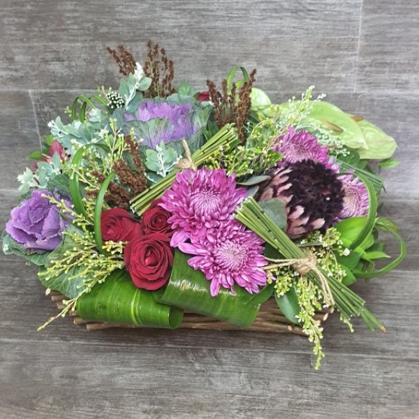 Modern Basket Country Flowers Florist and Gifts